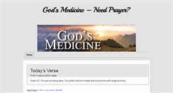 Desktop Screenshot of godsmedicine.org