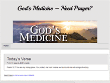 Tablet Screenshot of godsmedicine.org